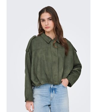 JDY JDYNIA Faux Suede Bat Jacket - Thym