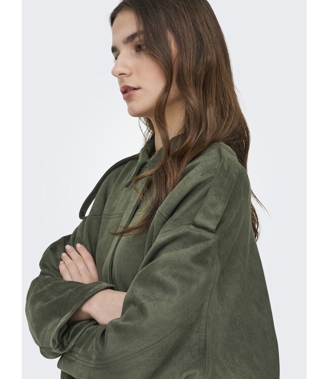 JDY JDYNIA Faux Suede Bat Jacket - Thym