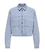 JDY JDYMARLY L/S Boxy Denim Shacket - Light Blue Denim