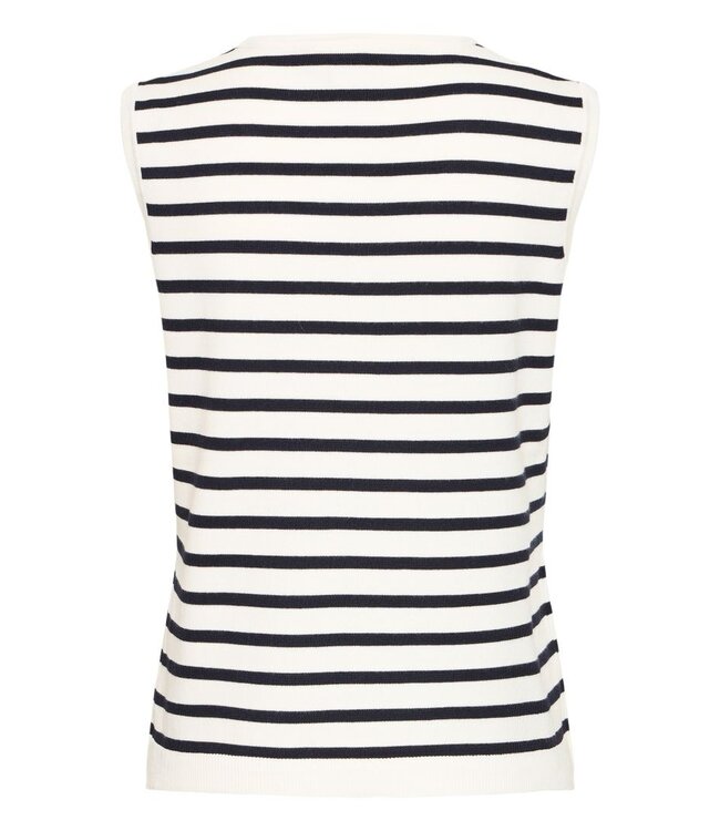 ICHI IHLULS WA - Small White Total Eclipse Striped