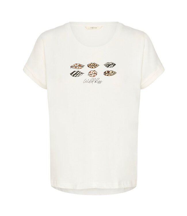 CREAM CRLumilla T-Shirt - Animal Lips