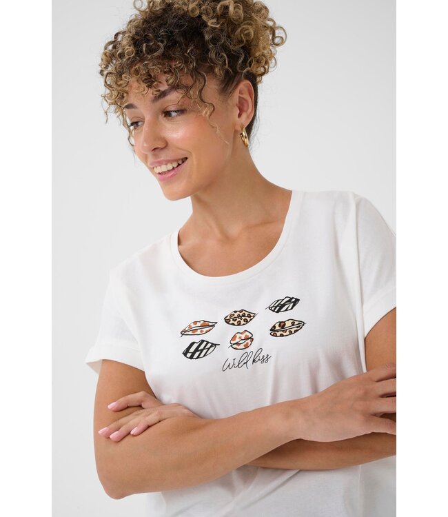 CREAM CRLumilla T-Shirt - Animal Lips