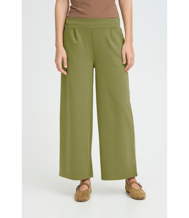 ICHI IHKATE SUS Wide Pant - Iguana