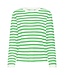 ICHI IHLULS O-Neck LS - Small Cloud Kelly Stripe
