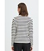 ICHI IHLULS O-Neck LS - Small Cloud Kelly Stripe