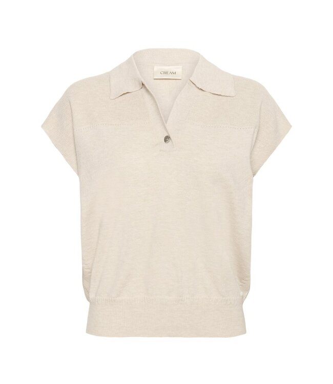 CREAM CRDela Slipover - Oatmeal Melange