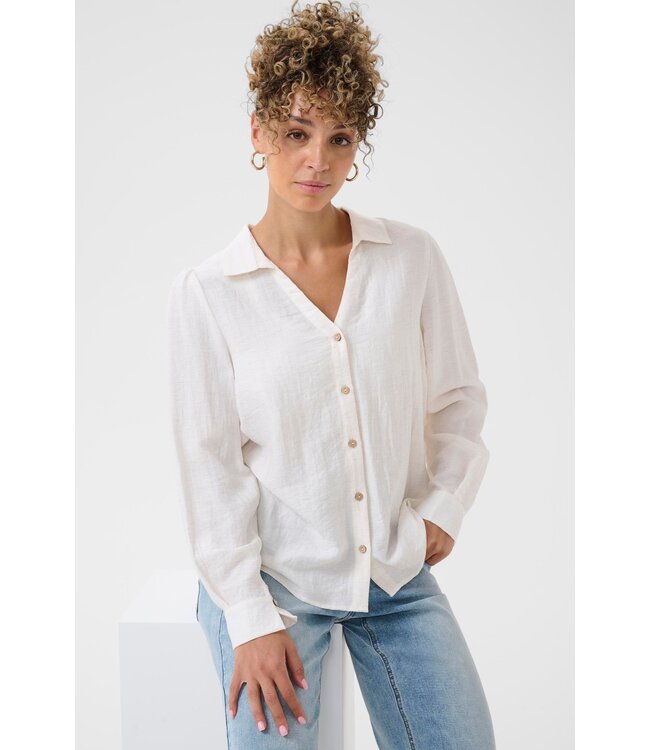 CREAM CRHeidy Shirt - Whisper White Melange