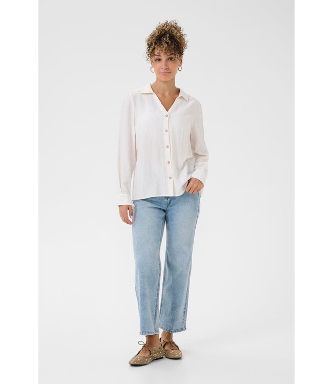 CREAM CRHeidy Shirt - Whisper White Melange