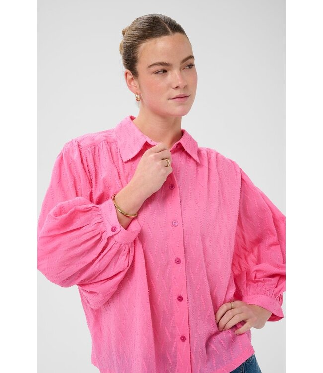 KAFFE KAgabriela Shirt - Pink Power