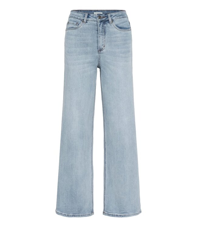 KAFFE KAmeadaow HW Reg Fit Jeans - Light Blue
