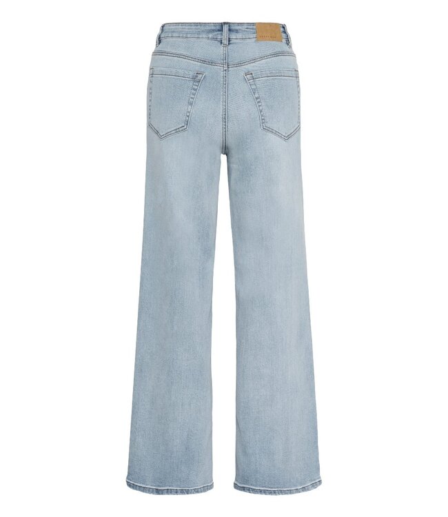 KAFFE KAmeadaow HW Reg Fit Jeans - Light Blue