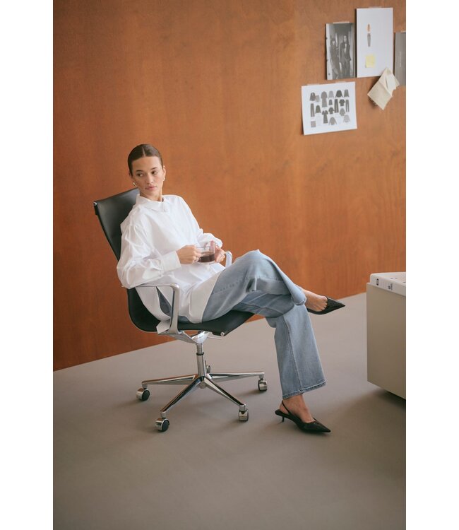 KAFFE KAmeadaow HW Reg Fit Jeans - Light Blue