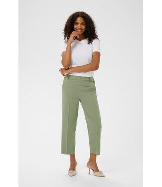 KAFFE KAsakura HW Cropped Pants - Sea Spray