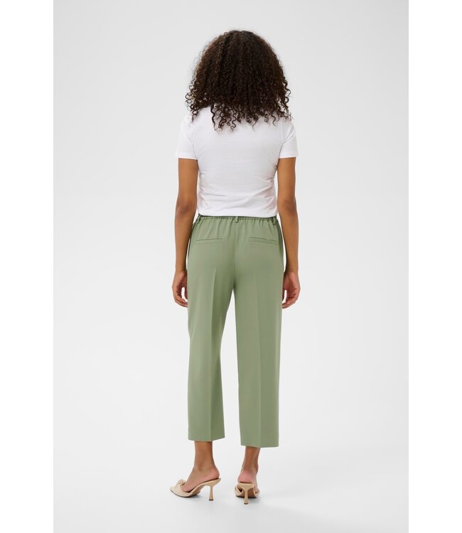 KAFFE KAsakura HW Cropped Pants - Sea Spray