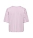 JDY JDYCALLY Life S/S EMB Top - Fragrant Lilac