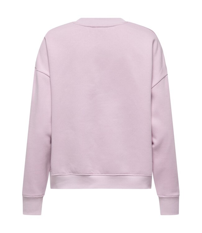 JDY JDYCANOA L/S EMB Sweat - Fragrant Lilac