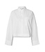 Selected Femme SLWASTHA LS Cropped Boxy Shirt - Bright White