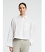 Selected Femme SLWASTHA LS Cropped Boxy Shirt - Bright White