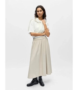 Object OBJEMERY Loose Coated Skirt - Birch
