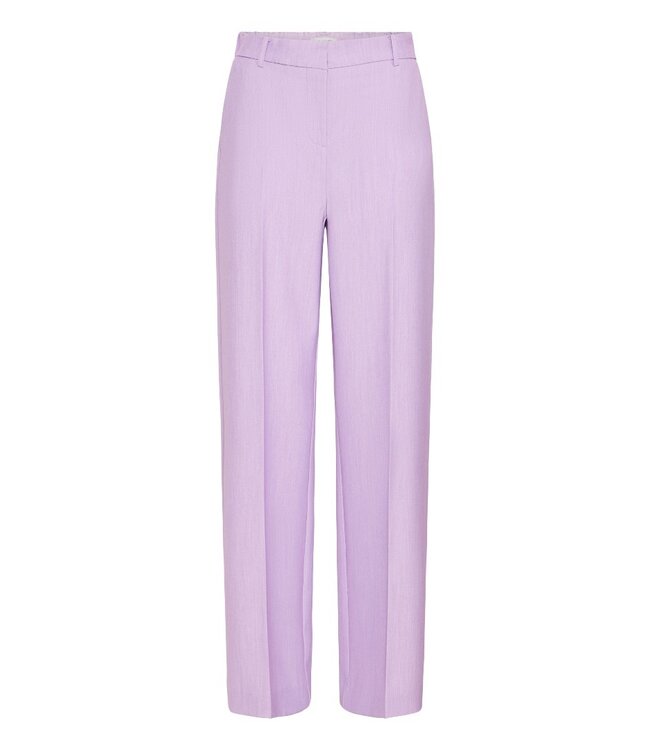 b.young BYDANTA Wide Leg Pants 2 - English Lavender Melange
