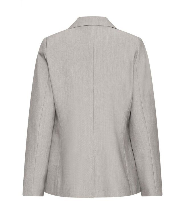b.young BYDANTA CL Blazer2 - Vetiver Melange - Grijze Dames Blazer