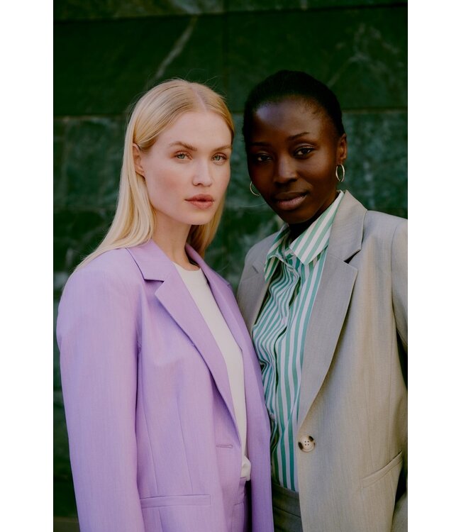 b.young BYDANTA CL Blazer2 - English Lavender Melange