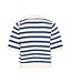 b.young BYMIKALA Polo Jumper - Medieval Blue Stripe