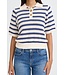 b.young BYMIKALA Polo Jumper - Medieval Blue Stripe