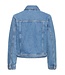 b.young BYKERINA Jacket - Mid Blue Denim