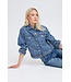 b.young BYKERINA Jacket - Mid Blue Denim