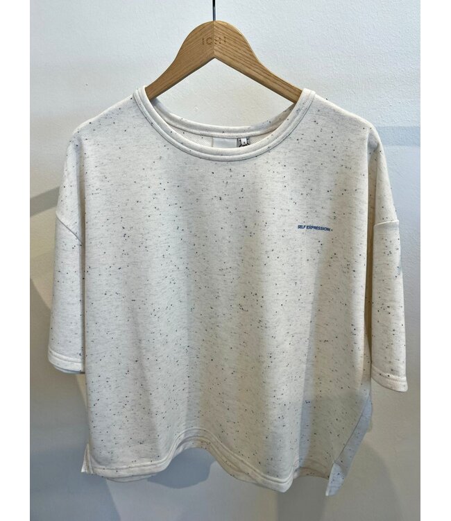 ICHI IHNEPPY SS - Cloud Dancer/Bel Air Blue