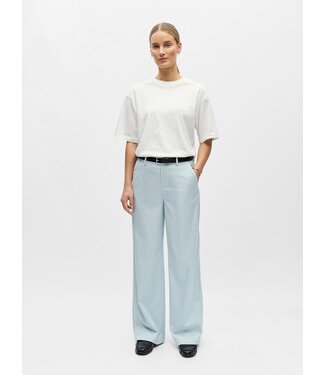 Object OBJLISA Wide Pant AOP - Cloud Dancer Winter sky