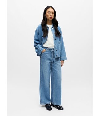 Object OBJROSIE Wide Jeans - Light Blue Denim