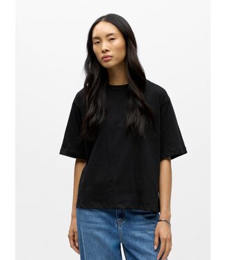 Object OBJGIMA S/S LO T-Shirt - Black