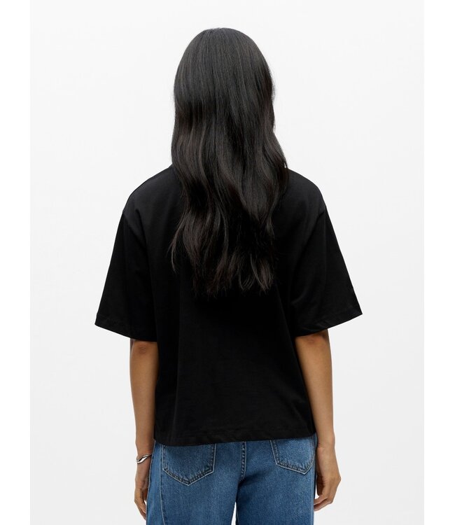 Object OBJGIMA S/S LO T-Shirt - Black