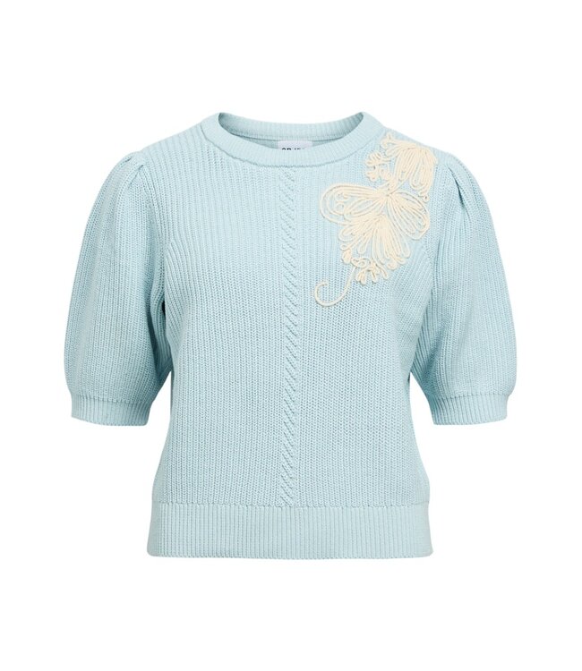 Object OBJSTAR S/S RE Knit Pullover - Winter Sky