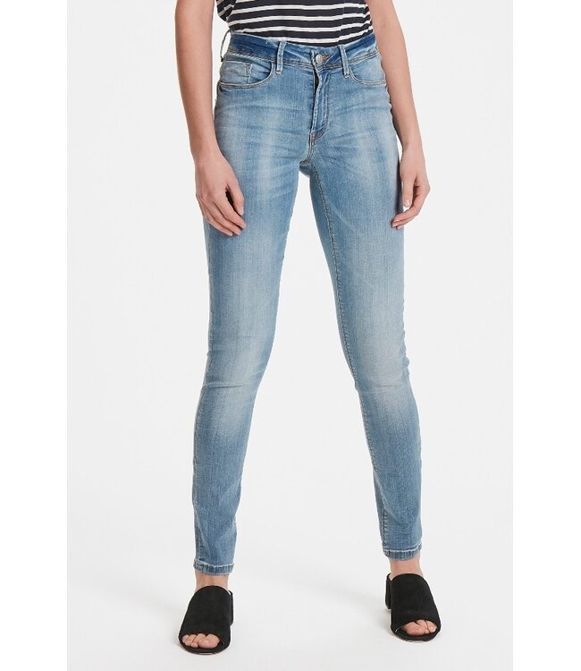 ICHI IHERIN Izaro  Light Blue Bleached Jeans