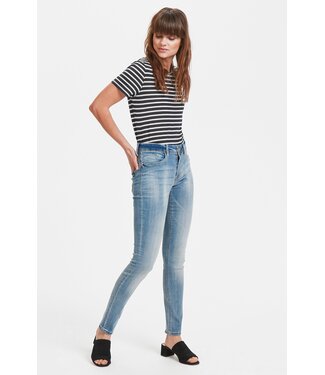 ICHI IHERIN Izaro  Light Blue Bleached Jeans