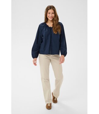 CREAM CRSophia LP Straight Twill Pant - Oatmeal