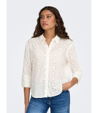 JDY JDYTALLIE Long Shirt - Cloud Dancer