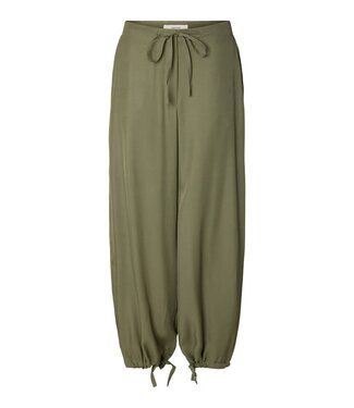 Selected Femme SLFBEATRICE Wide Pant - Deep Lichen Green