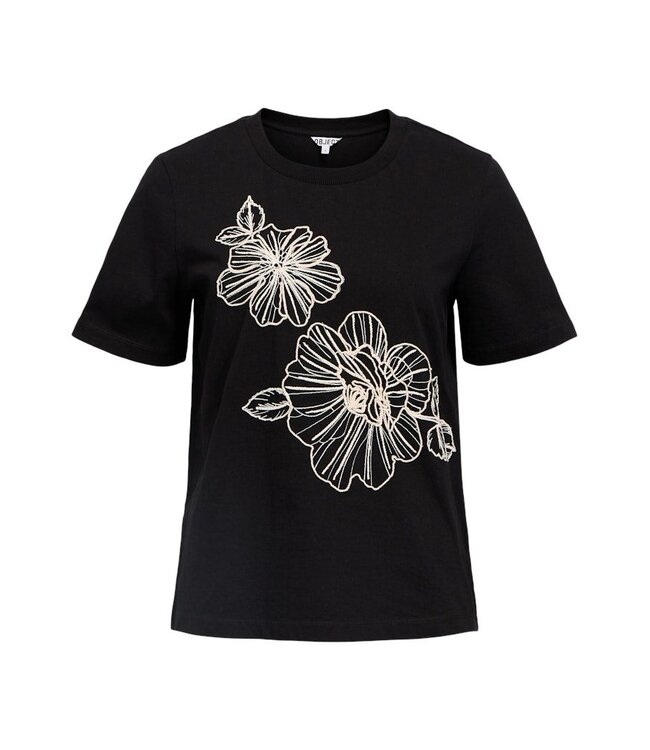 Object OBJVIV RE T-Shirt - Black