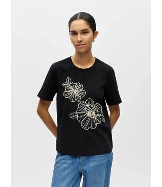 Object OBJVIV RE T-Shirt - Black