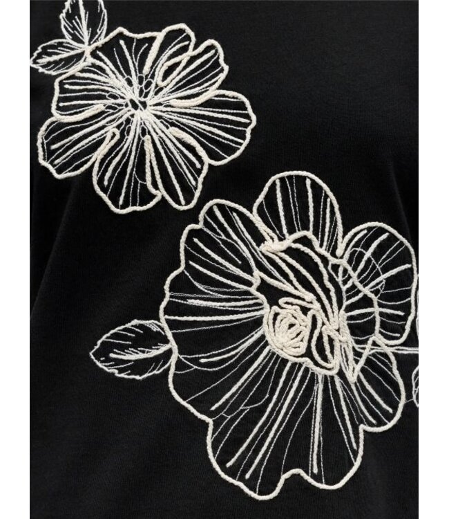 Object OBJVIV RE T-Shirt - Black