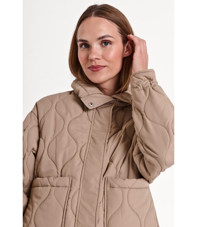 Freequent FQBLOB Jacket - Silver Mink