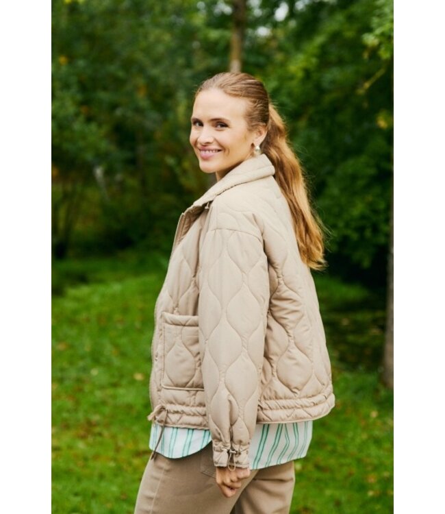 Freequent FQBLOB Jacket - Silver Mink