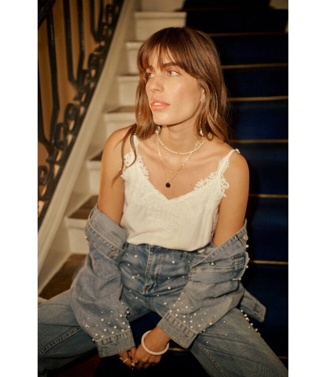 CREAM CRAnna Top - Snow White