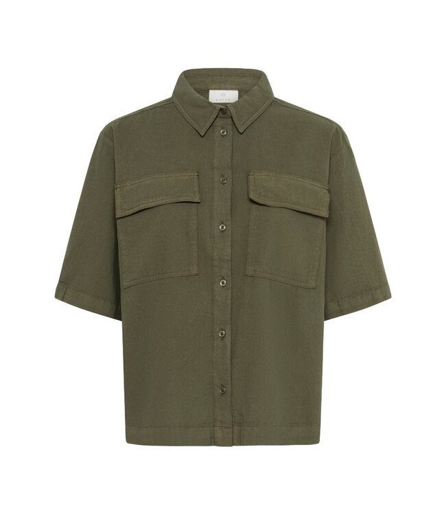 KAFFE KAnaya Liah Shirt - Grape Leaf