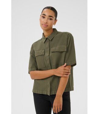 KAFFE KAnaya Liah Shirt - Grape Leaf