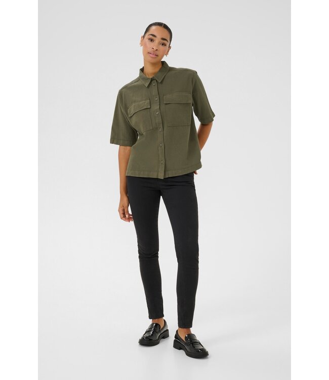 KAFFE KAnaya Liah Shirt - Grape Leaf